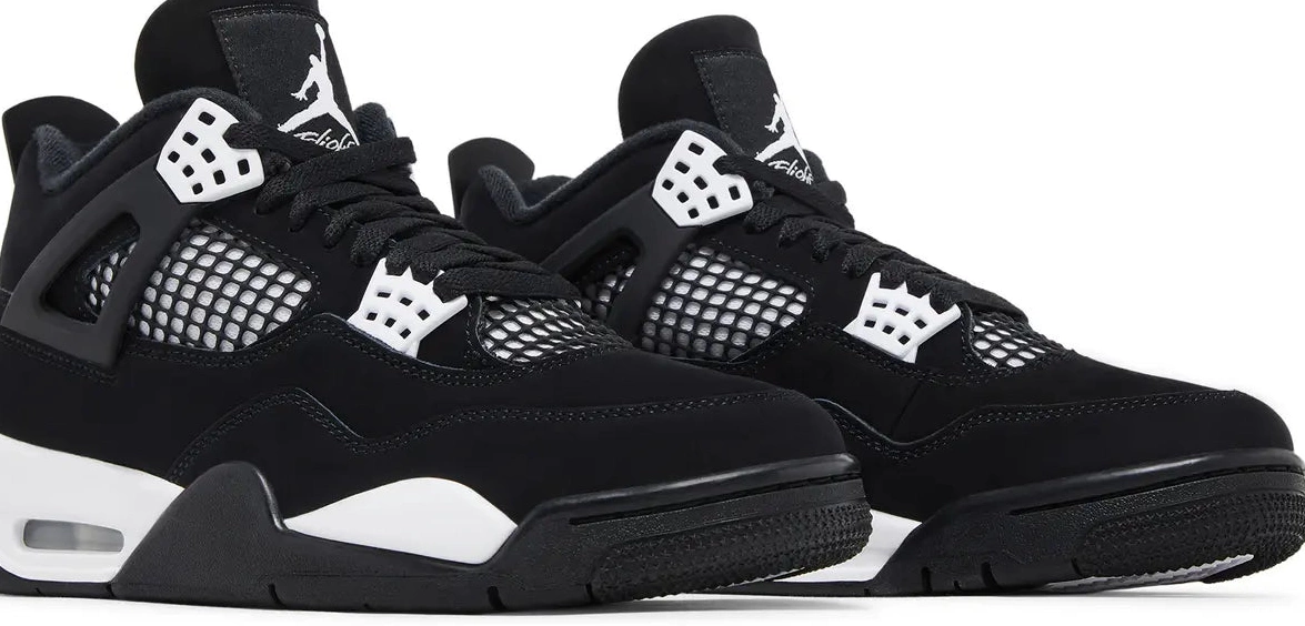 Jordan Retro 4 Thunder White 0508